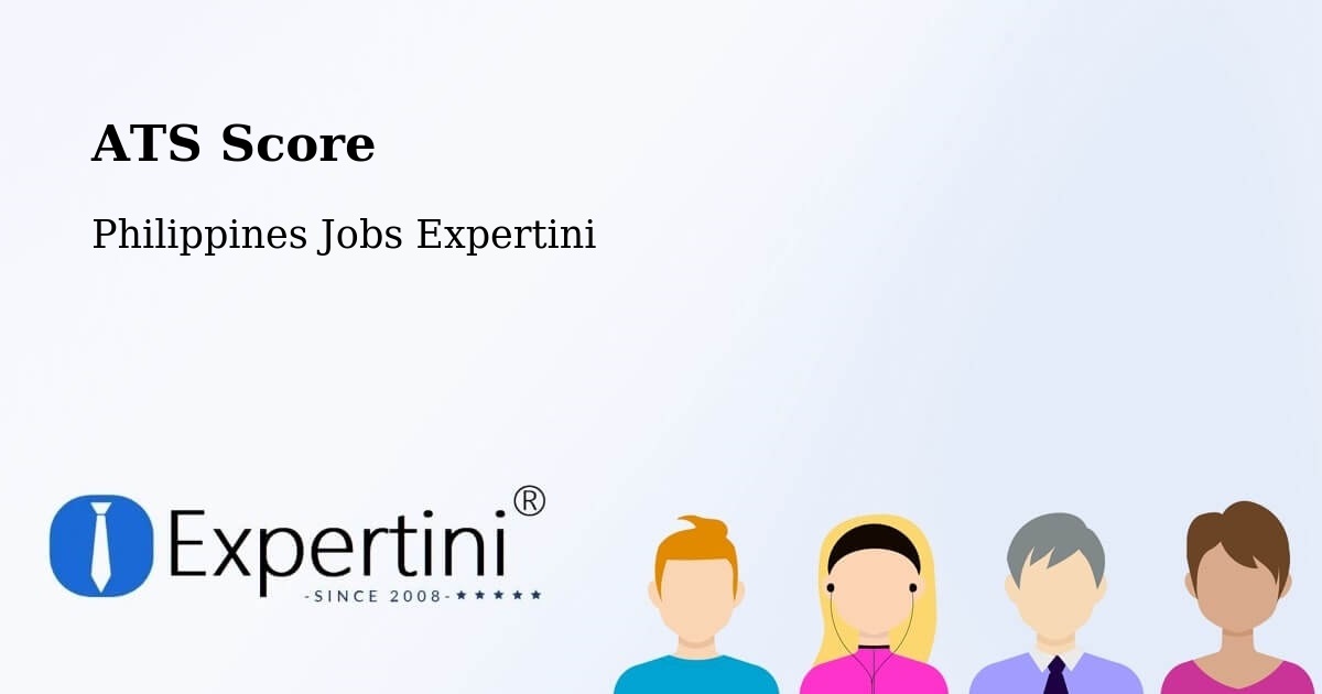 Resume ATS Score & Job Description Match Tool – Magtaking - Philippines Jobs Expertini